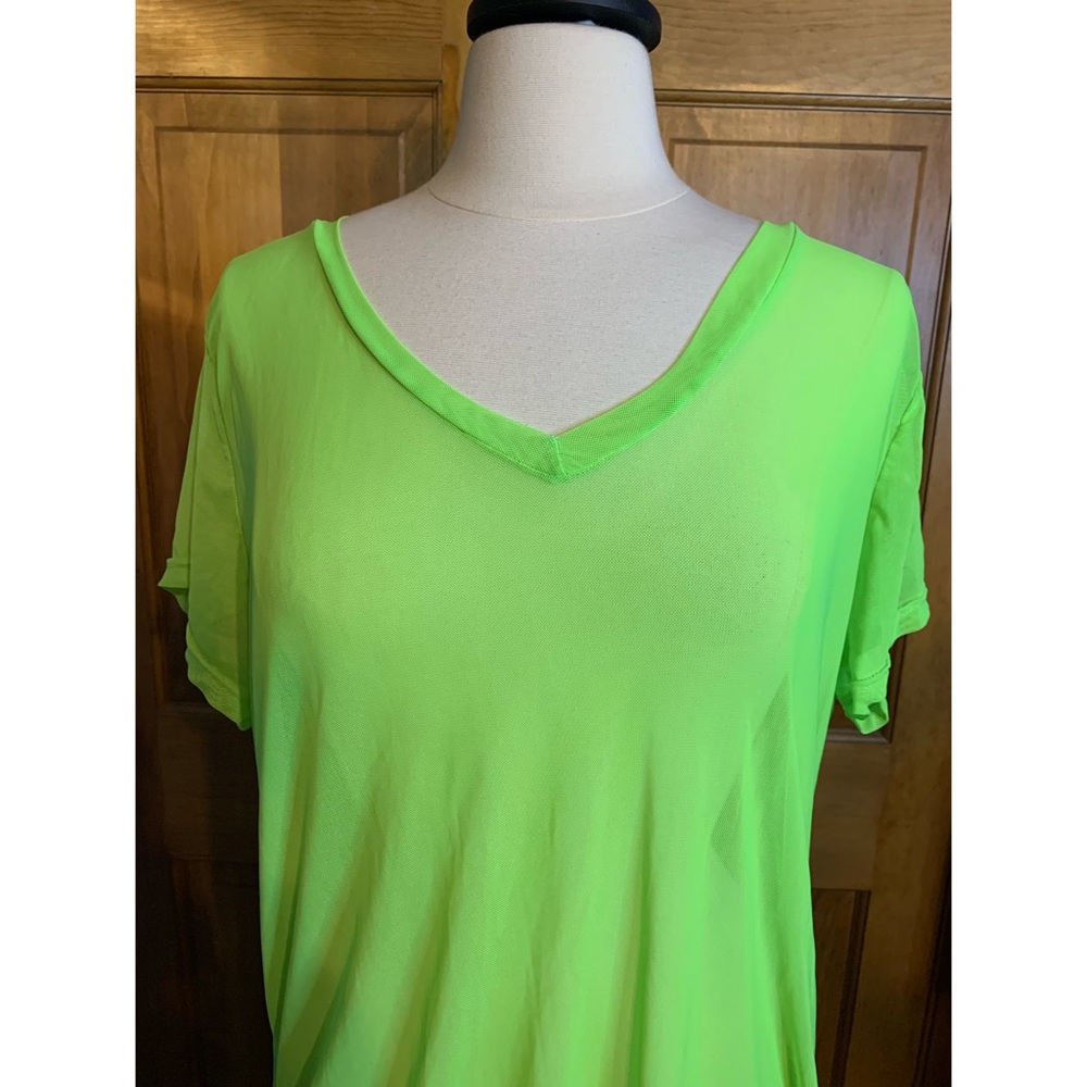 Neon Green Mesh Shirt
